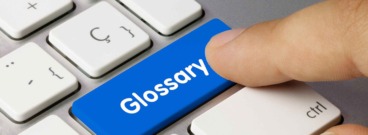 glossary keyboard key